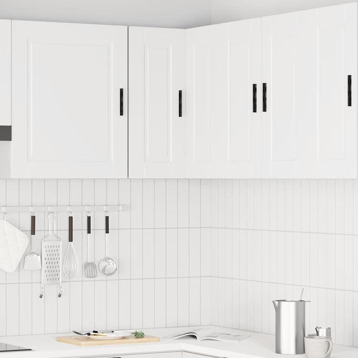 Kitchen Wall Corner Cabinet Porto White Engineered Wood Npabki