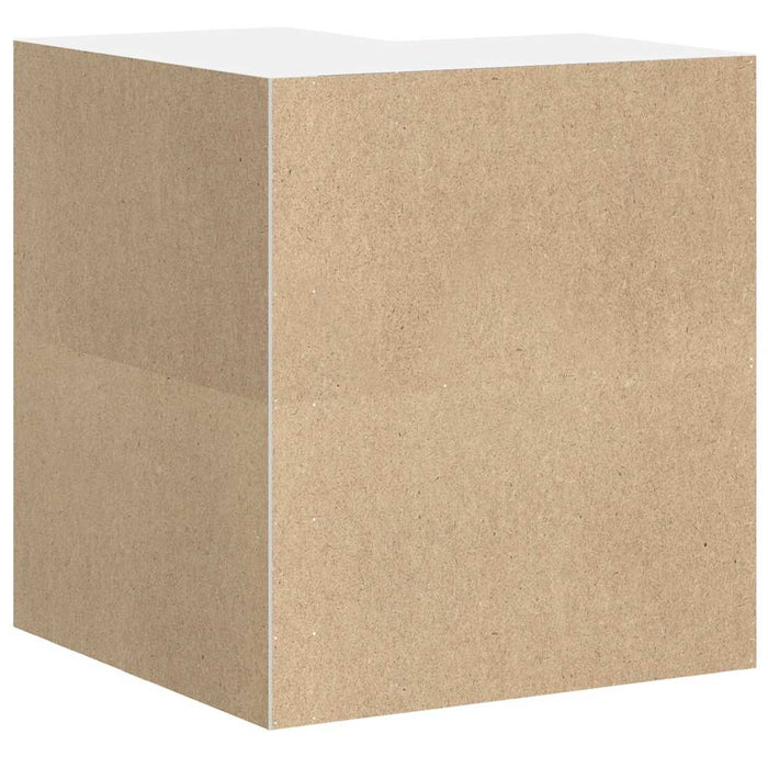 Kitchen Wall Corner Cabinet Porto Black Engineered Wood Npabkn