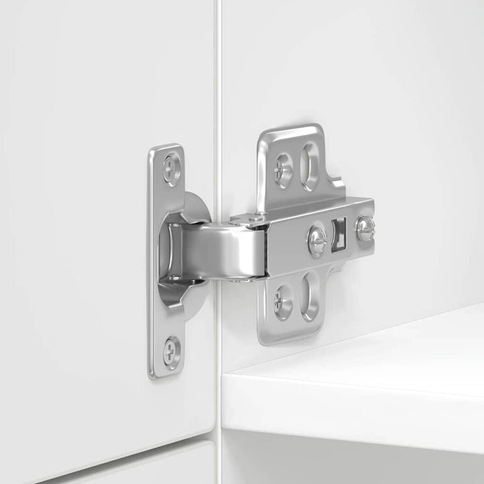 Kitchen Cupboard Porto Glossy Look White Engineered Wood Npaobk