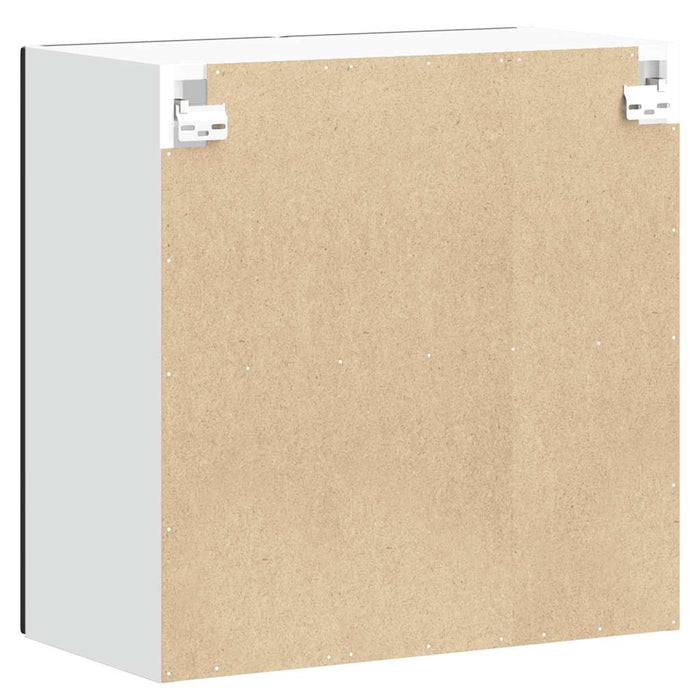 Kitchen Wall Cabinet With Glass Door Porto Black Npaoan