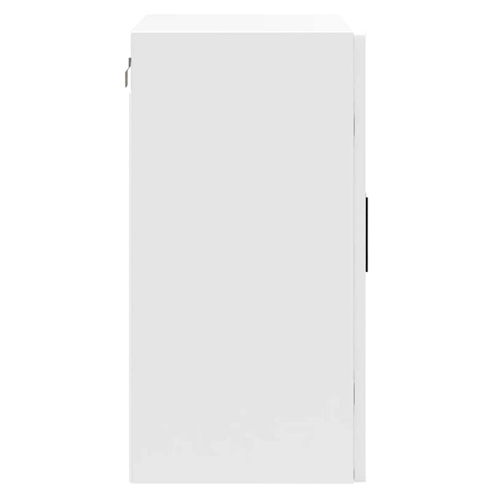 Kitchen Wall Cabinet With Glass Door Porto Glossy Look White Npaoak