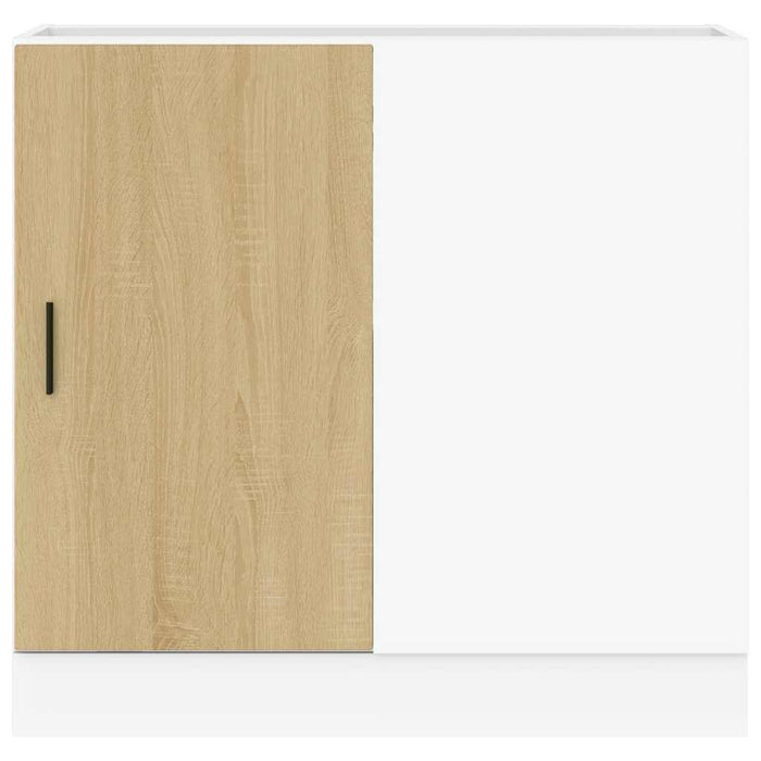 Kitchen Base Cabinet Lyon Sonoma Oak Engineered Wood Npaxko