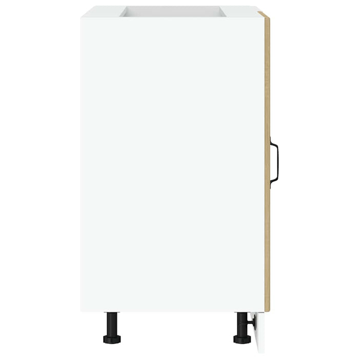 Kitchen Base Cabinet Lyon Sonoma Oak Engineered Wood Npaxko