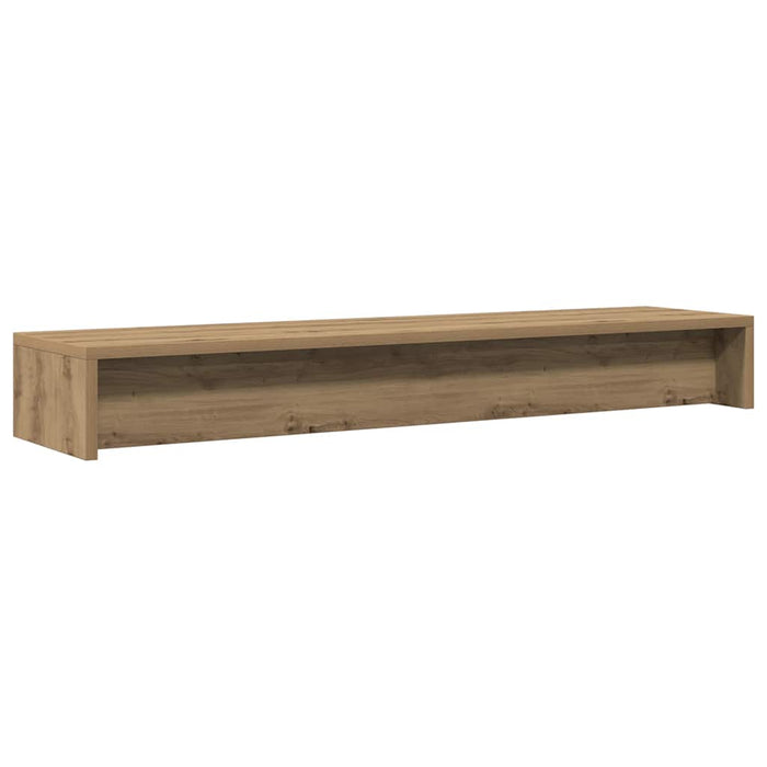 Monitor Stand Artisan Oak 100X24X13 Cm Engineered Wood Nppnxp