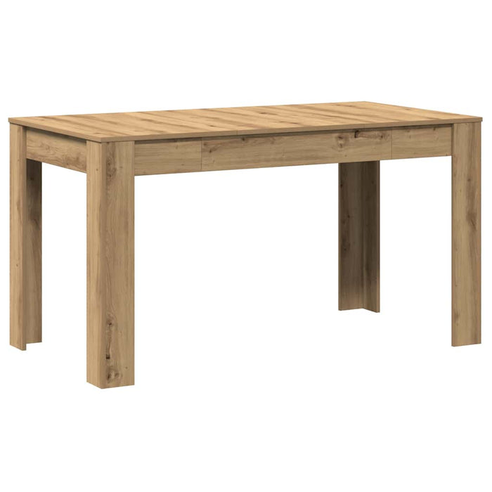 Dining Table Artisan Oak 140X74.5X76 Cm Engineered Wood Nplpit