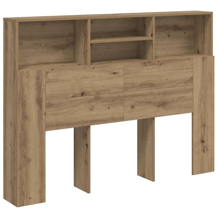 Double Size Headboard Cabinet Artisan Oak 140X19X103.5 Cm Nplnlk