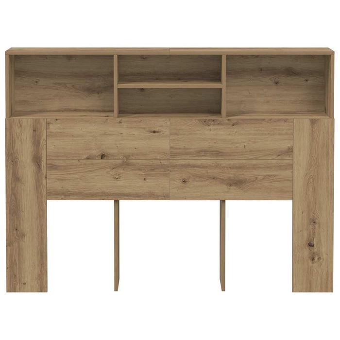 Double Size Headboard Cabinet Artisan Oak 140X19X103.5 Cm Nplnlk
