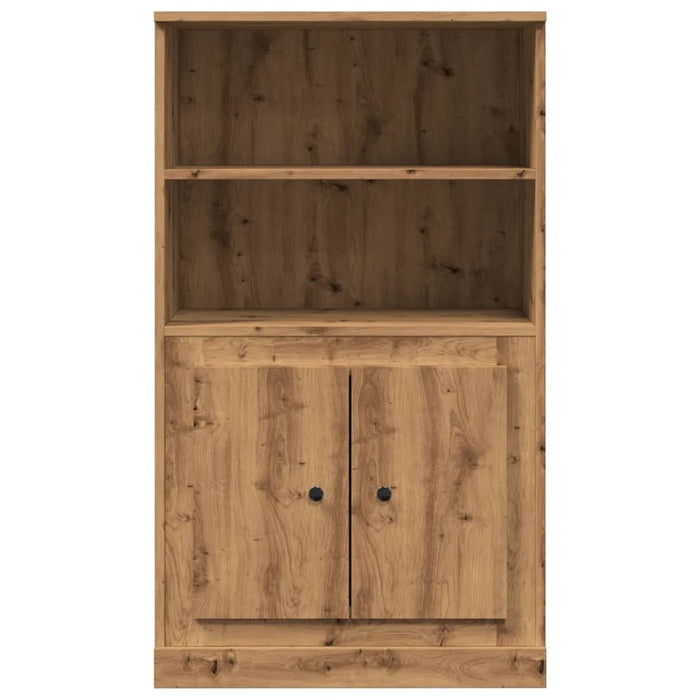 Highboard Artisian Oak 60X35.5X103.5 Cm Engineered Wood Npioan