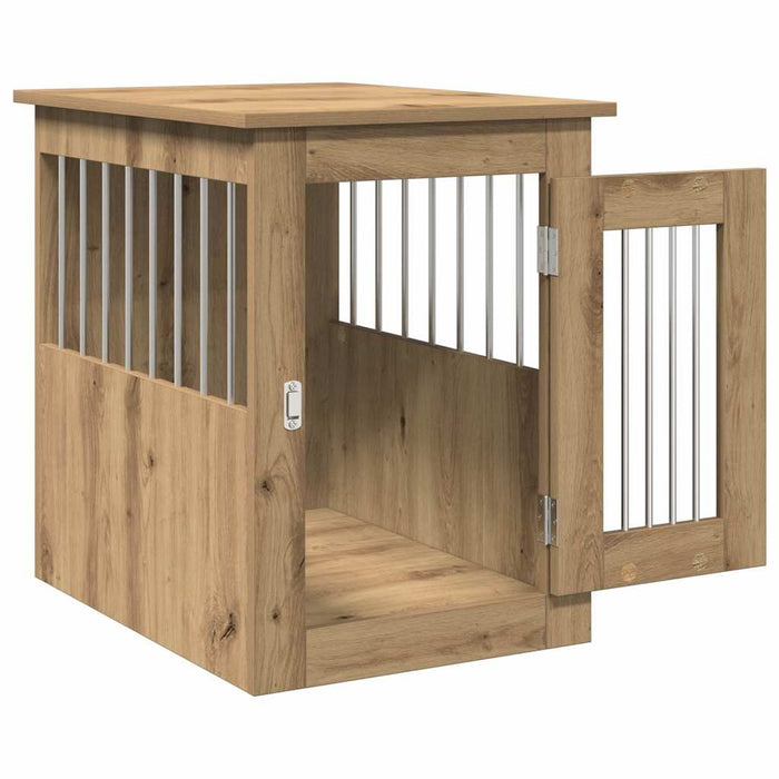 Dog Crate Furniture Artisan Oak 45X62X59 Cm Engineered Wood Npilti