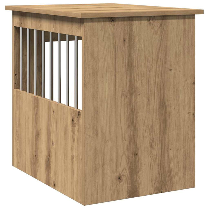 Dog Crate Furniture Artisan Oak 45X62X59 Cm Engineered Wood Npilti