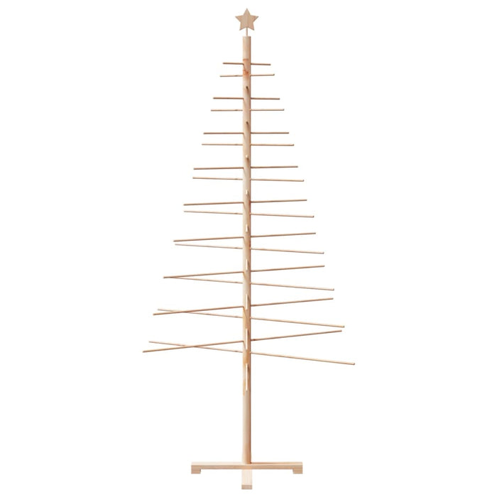 Wooden Christmas Tree For Decoration 210 Cm Solid Wood Pine Aboklkp