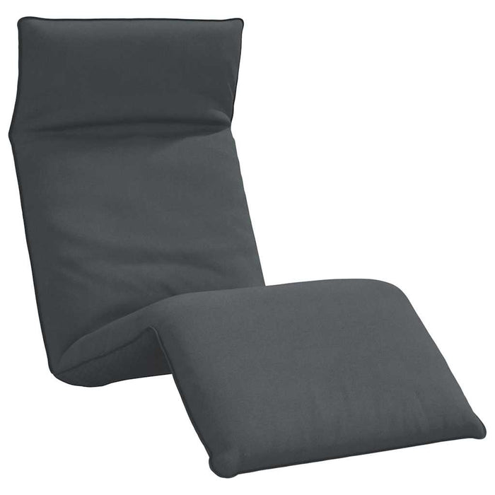 Folding Sun Lounger Anthracite 175X54X8.5 Cm Oxford Fabric Abokial