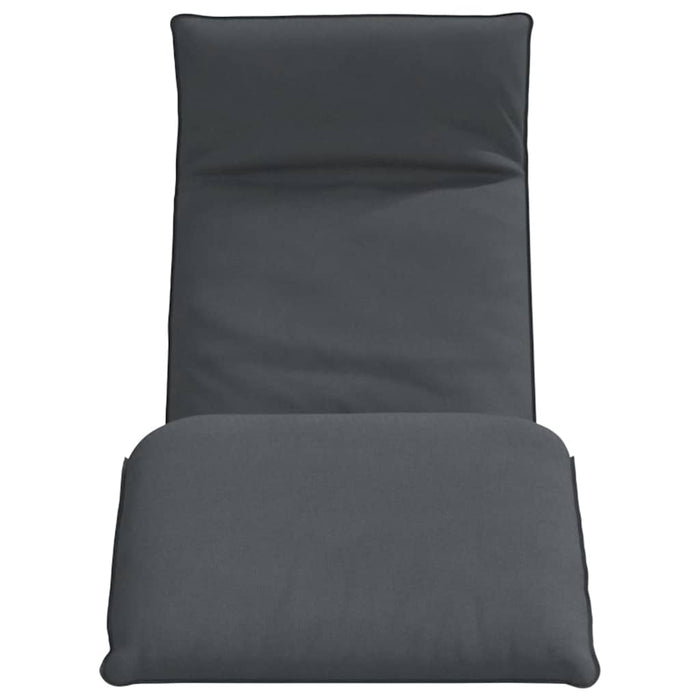 Folding Sun Lounger Anthracite 175X54X8.5 Cm Oxford Fabric Abokial
