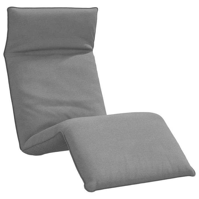 Folding Sun Lounger Grey 175X54X8.5 Cm Oxford Fabric Abokiai