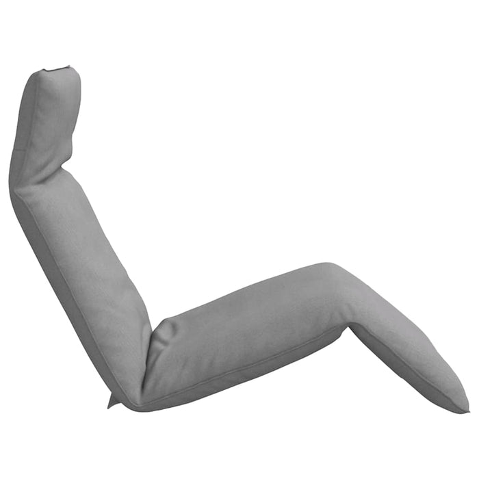 Folding Sun Lounger Grey 175X54X8.5 Cm Oxford Fabric Abokiai