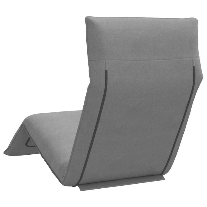 Folding Sun Lounger Grey 175X54X8.5 Cm Oxford Fabric Abokiai