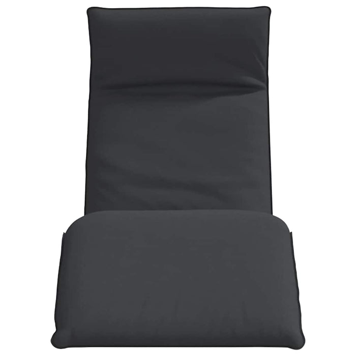 Folding Sun Lounger Black 175X54X8.5 Cm Oxford Fabric Abokipt