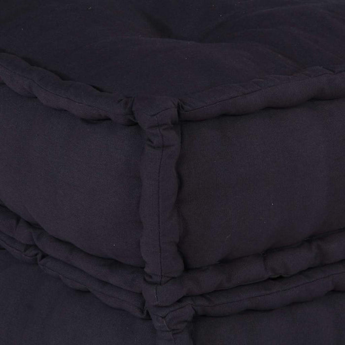 Modular Pouffes 2 Pack In Charcoal Fabric Ttopbib