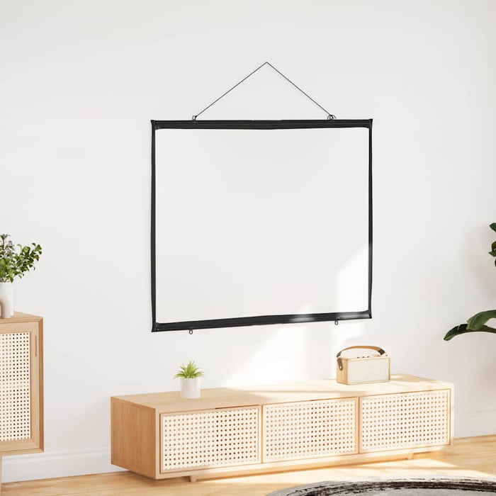 Projection Screen Wall-Hanging 50 Inch 4:3 Aobobxo