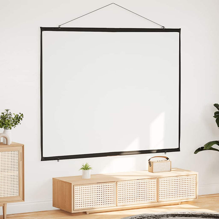 Projection Screen Wall-Hanging 84 Inch 4:3 Aobobxa