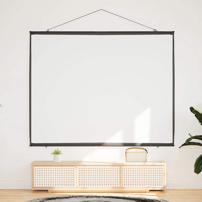 Projection Screen Wall-Hanging 84 Inch 4:3 Aobobxa
