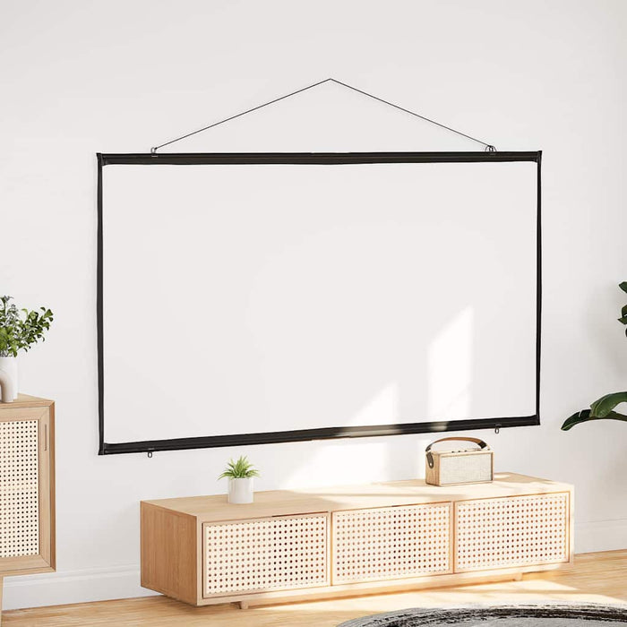 Projection Screen Wall-Hanging 90 Inch 16:9 Aobobto