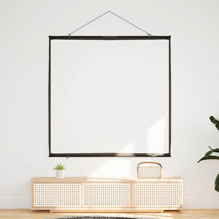 Projection Screen Wall-Hanging 72 Inch 1:1 Aobobtl