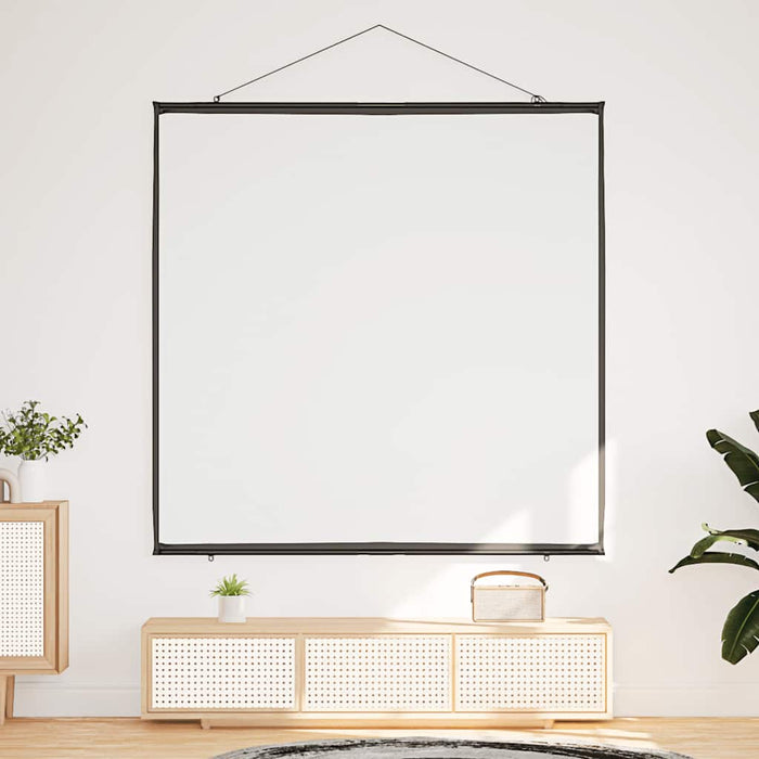 Projection Screen Wall-Hanging 89 Inch 1:1 Aobobtn