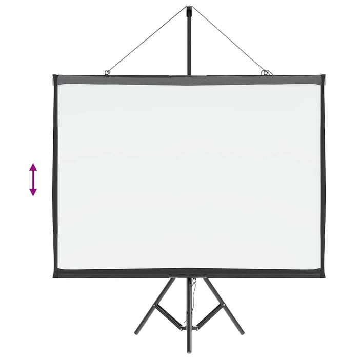 Projection Screen With Tripod 50 Inch 4:3 Aobobtk