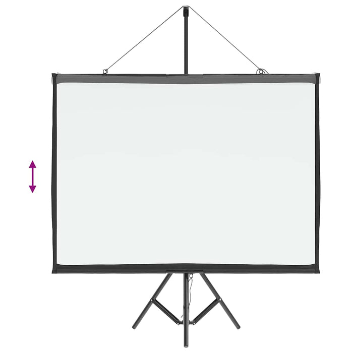 Projection Screen With Tripod 72 Inch 4:3 Aobobao