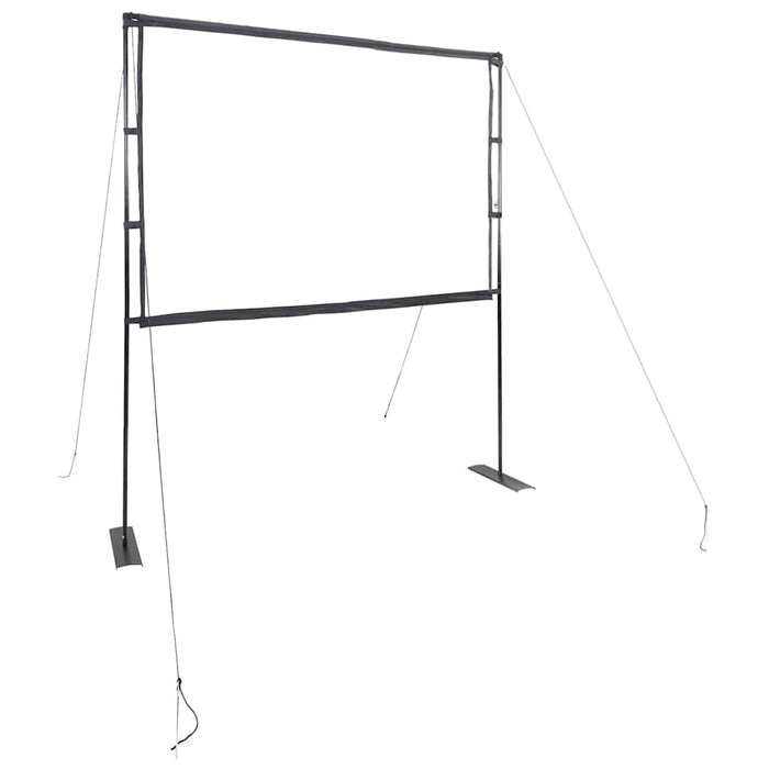 Projection Screen With Stands 84 Inch 4:3 Aobobax