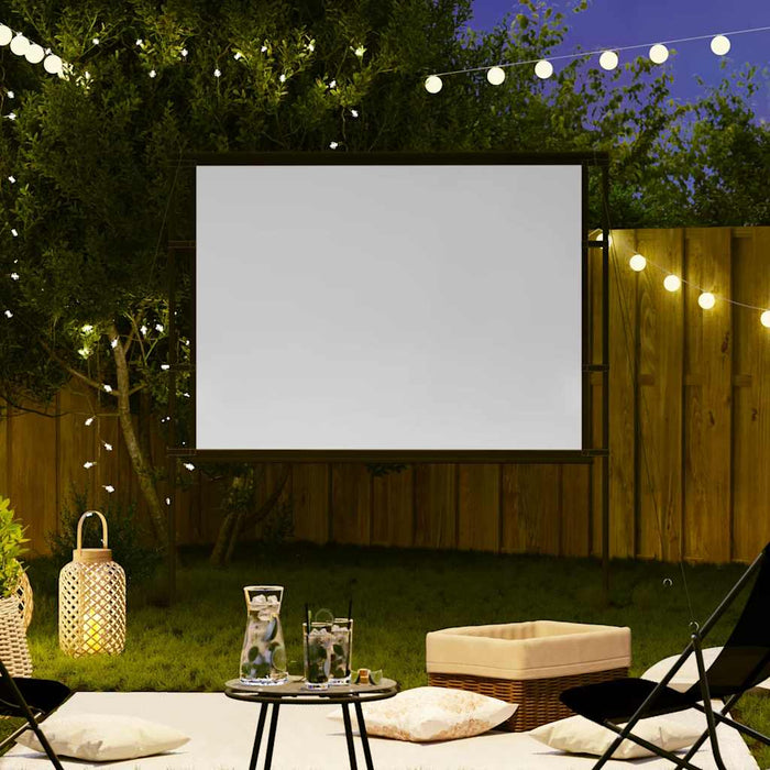 Projection Screen With Stands 84 Inch 4:3 Aobobax