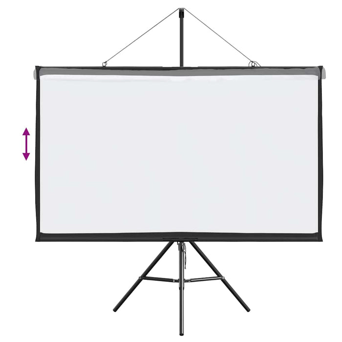 Projection Screen With Tripod 60 Inch 16:9 Aobobal