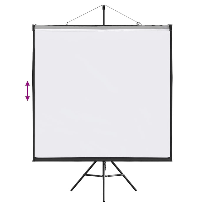 Projection Screen With Tripod 72 Inch 1:1 Aobobpa