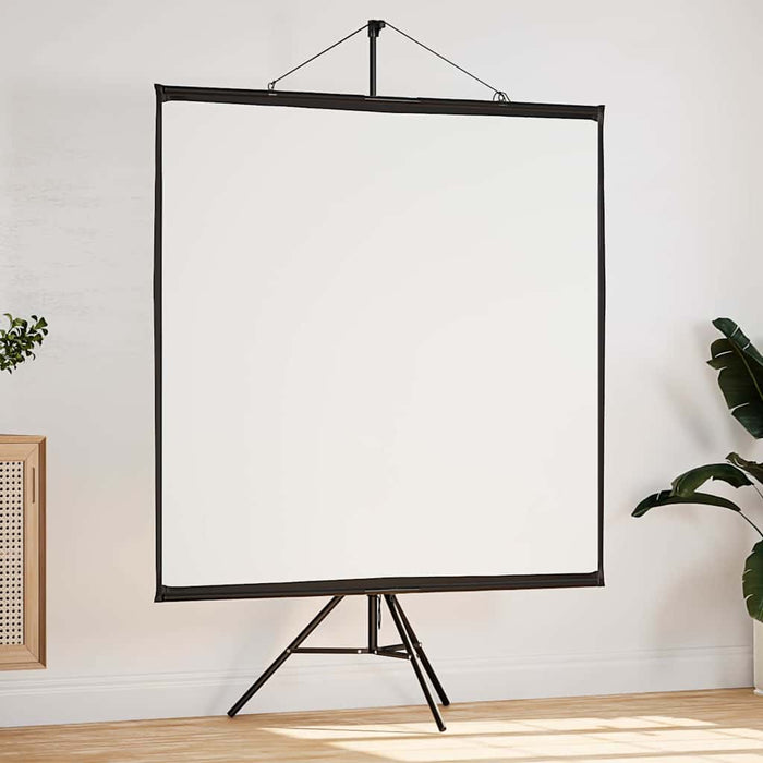 Projection Screen With Tripod 81 Inch 1:1 Aobobpp
