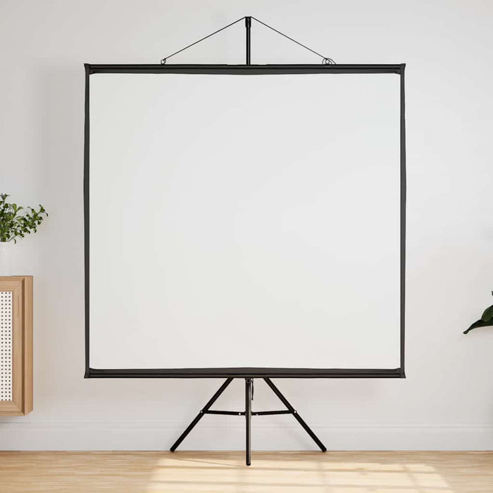 Projection Screen With Tripod 81 Inch 1:1 Aobobpp