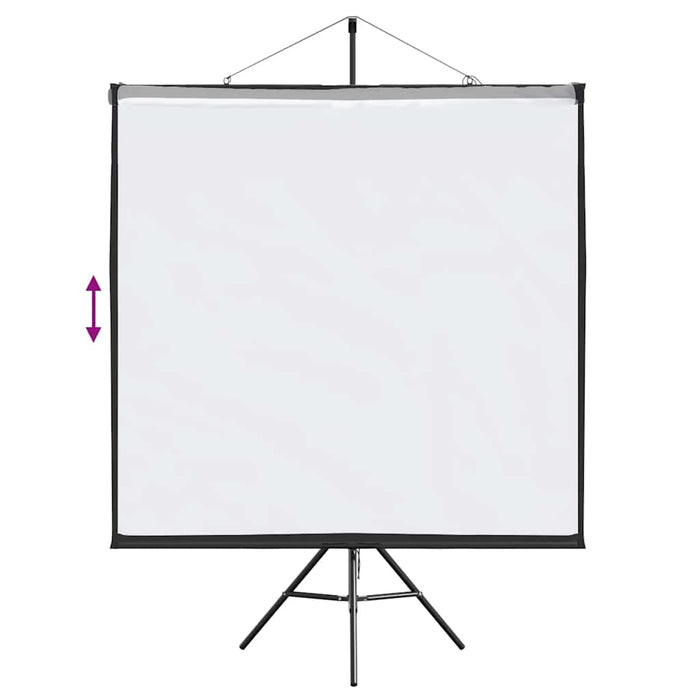 Projection Screen With Tripod 81 Inch 1:1 Aobobpp