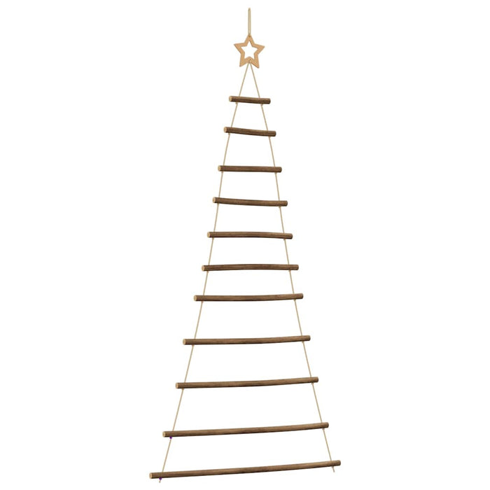  Hanging Christmas Tree With Top Star 74X150 Cm Natural Branch Aoboboo