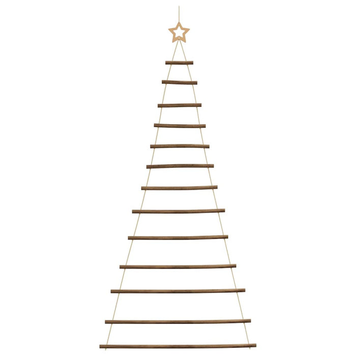  Hanging Christmas Tree With Top Star 86X180 Cm Natural Branch Aobobox