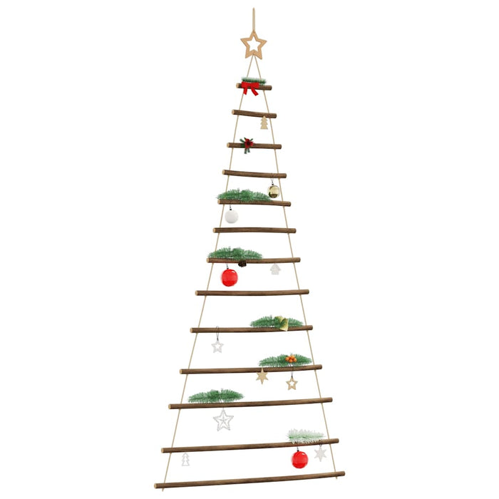  Hanging Christmas Tree With Top Star 86X180 Cm Natural Branch Aobobox