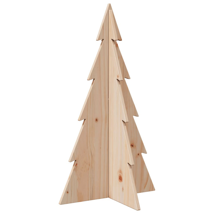 Wooden Christmas Tree For Decoration 80 Cm Solid Wood Pine Npnoln