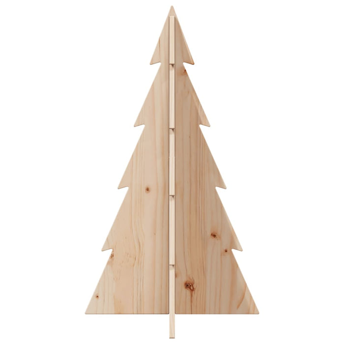 Wooden Christmas Tree For Decoration 80 Cm Solid Wood Pine Npnoln