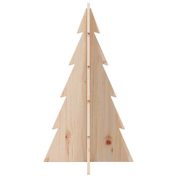 Wooden Christmas Tree For Decoration 80 Cm Solid Wood Pine Npnoln