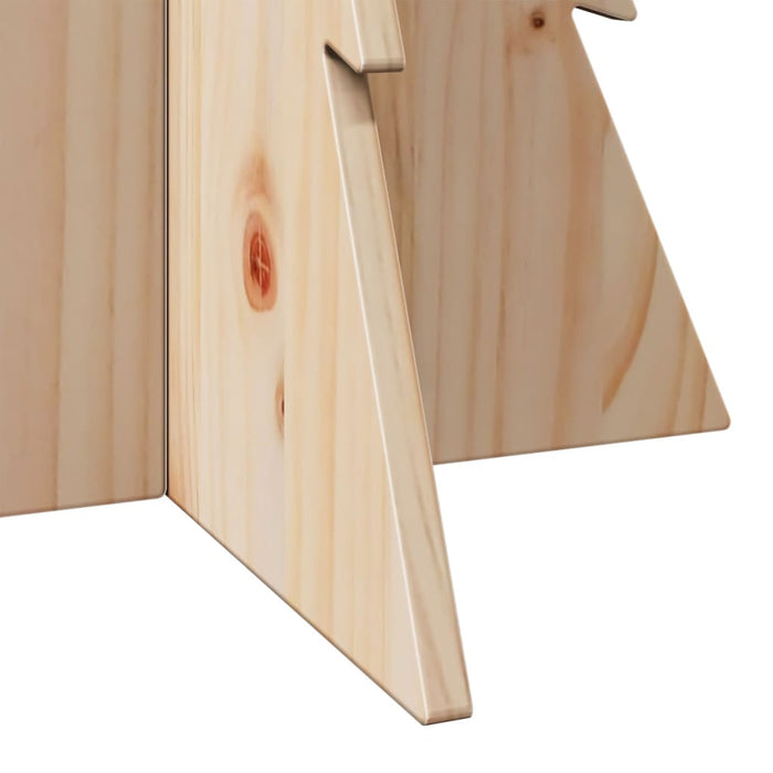 Wooden Christmas Tree For Decoration 80 Cm Solid Wood Pine Npnoln