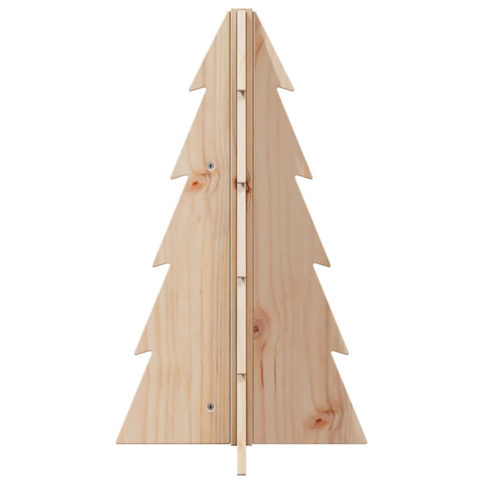 Wooden Christmas Tree For Decoration 69.5 Cm Solid Wood Pine Npnoii
