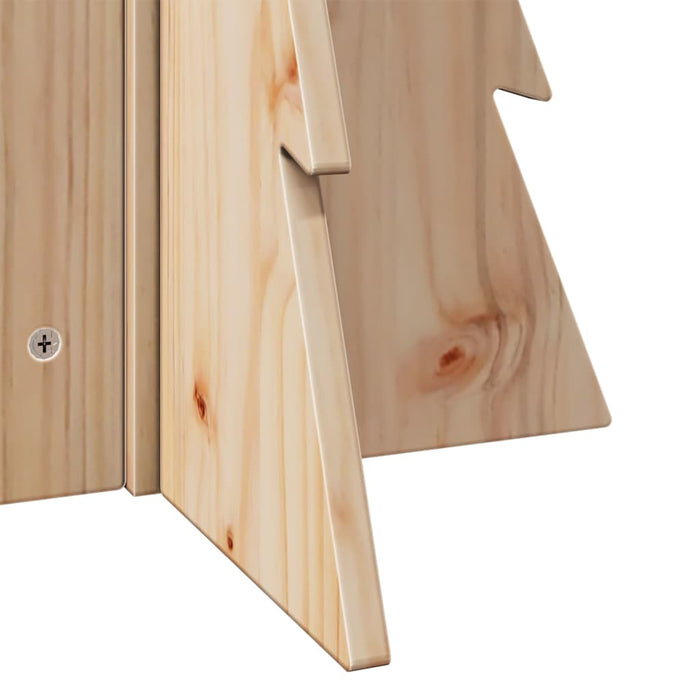 Wooden Christmas Tree For Decoration 69.5 Cm Solid Wood Pine Npnoii