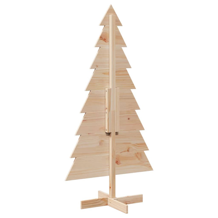 Wooden Christmas Tree For Decoration 150 Cm Solid Wood Pine Npnokx