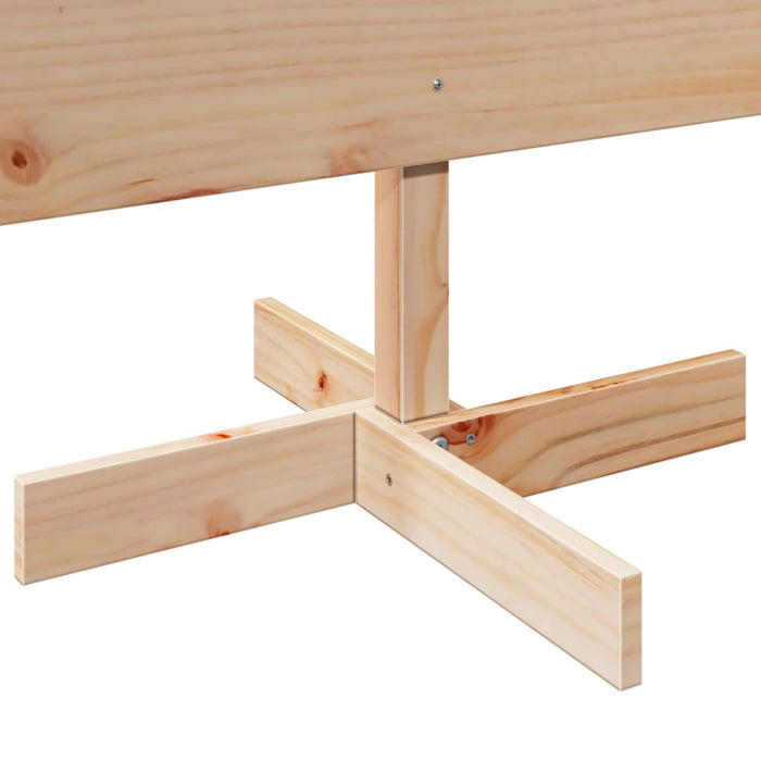 Wooden Christmas Tree For Decoration 150 Cm Solid Wood Pine Npnokx