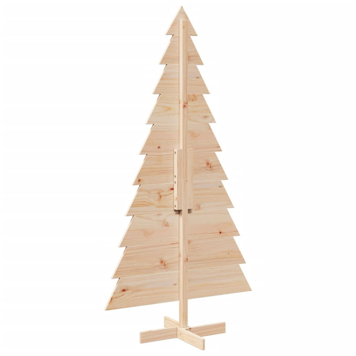 Wooden Christmas Tree For Decoration 180 Cm Solid Wood Pine Npnokp