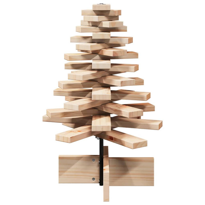 Wooden Christmas Tree For Decoration 60 Cm Solid Wood Pine Npnokn